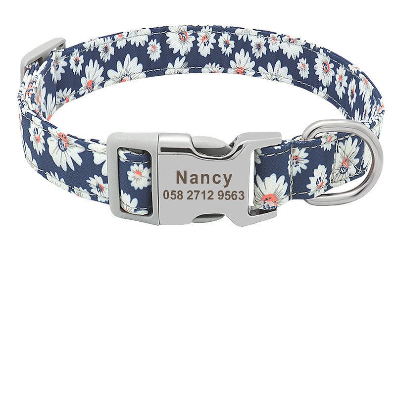 Dog tag custom dog collar lettering identity card - DoggyHoods