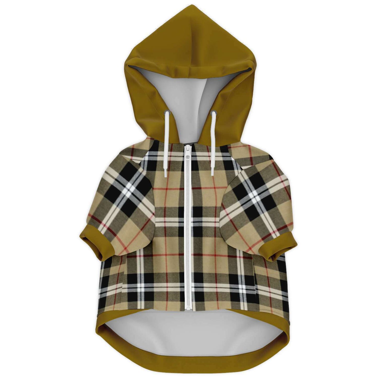 PLAID DOG HOODIE - DoggyHoods