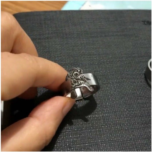 Stainless Steel Custom Pet Photo Rings - DoggyHoods