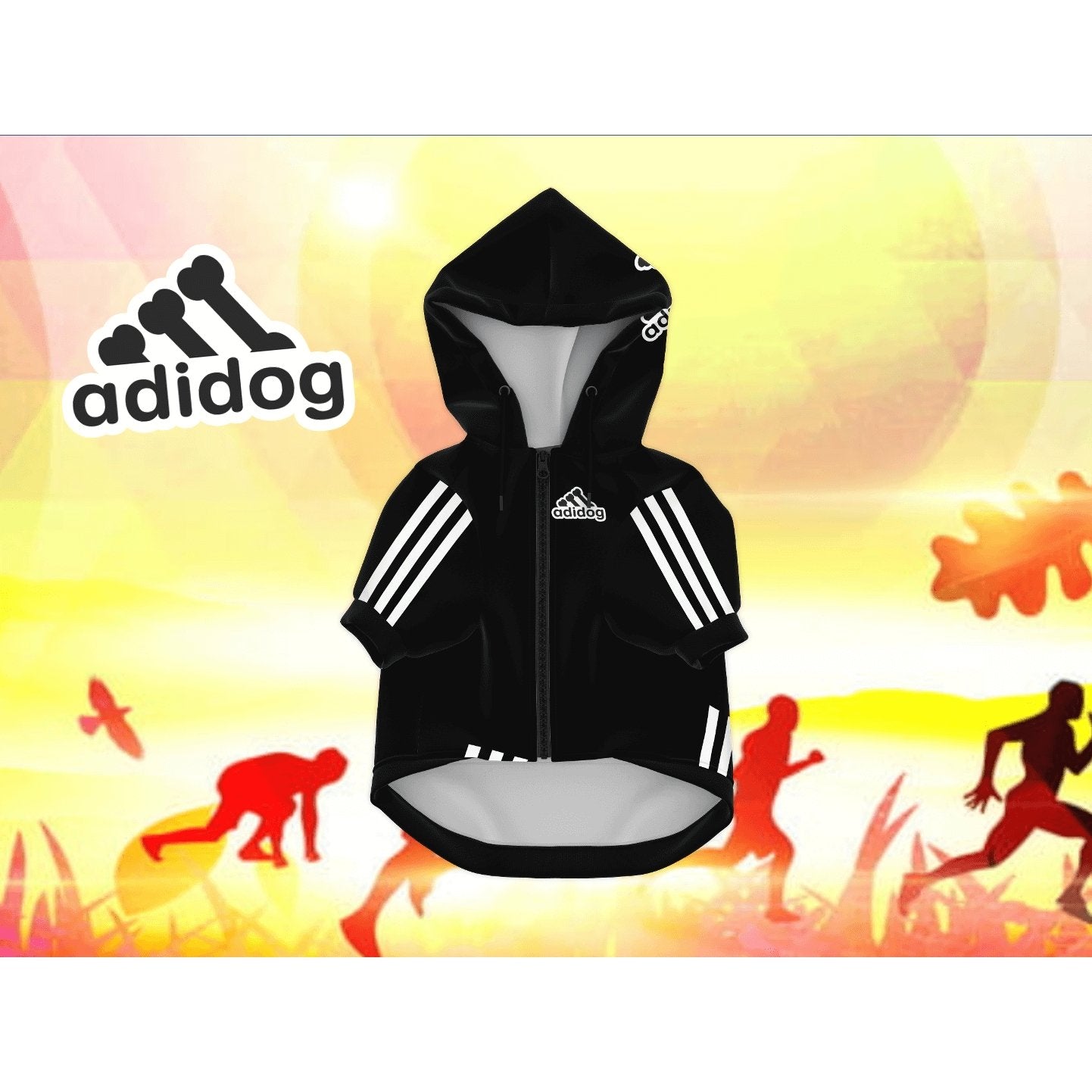 ADIDOG HOODIE BLACK - DoggyHoods