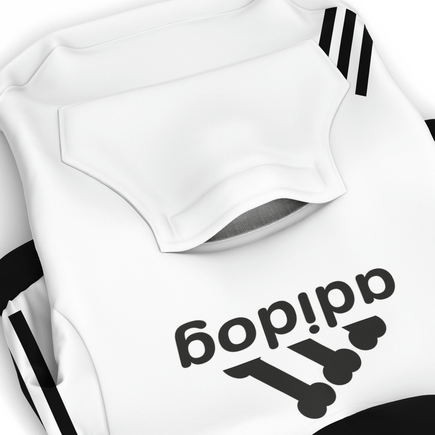 ADIDOG WHITE HOODIE - DoggyHoods