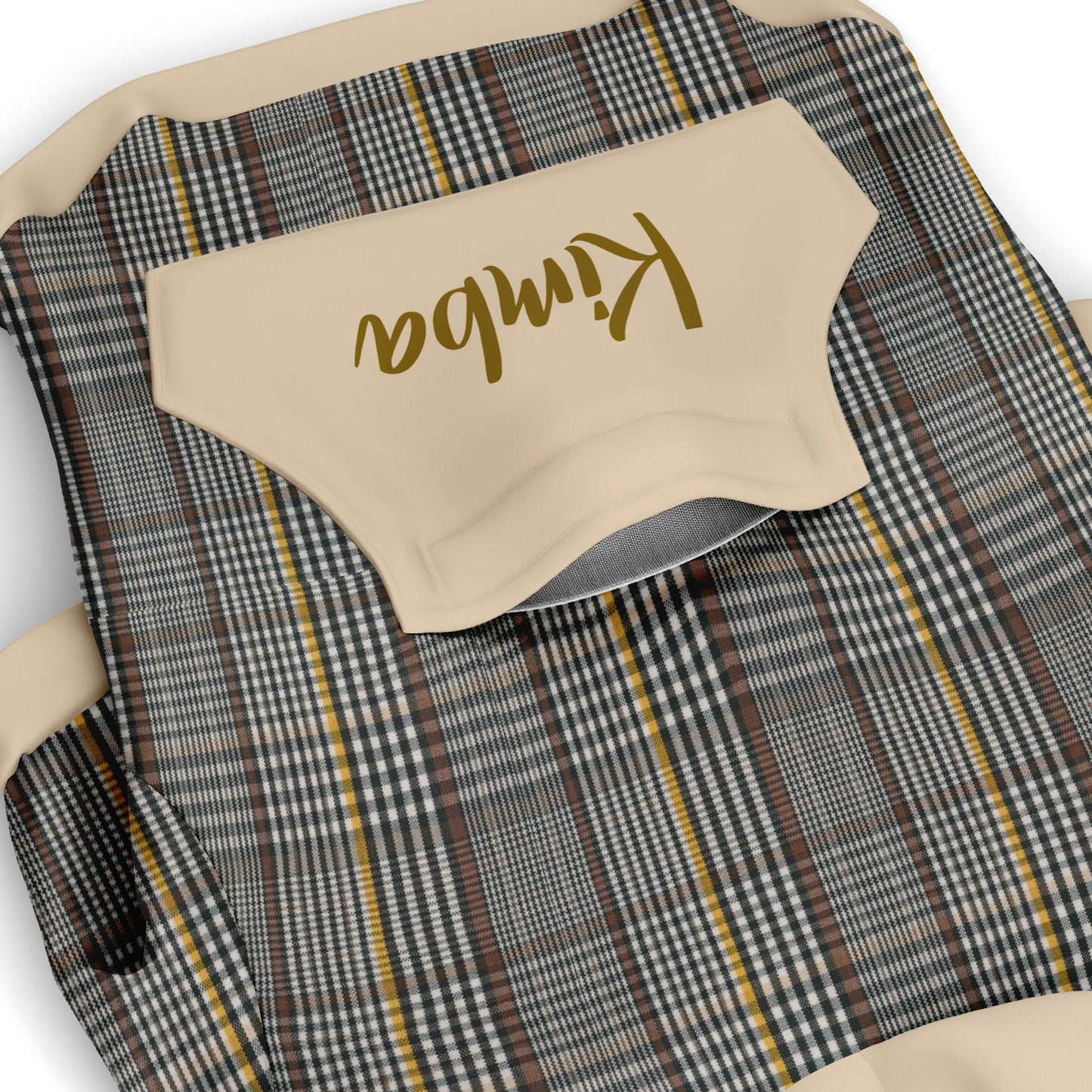 BROWN PLAID DOG HOODIE - DoggyHoods