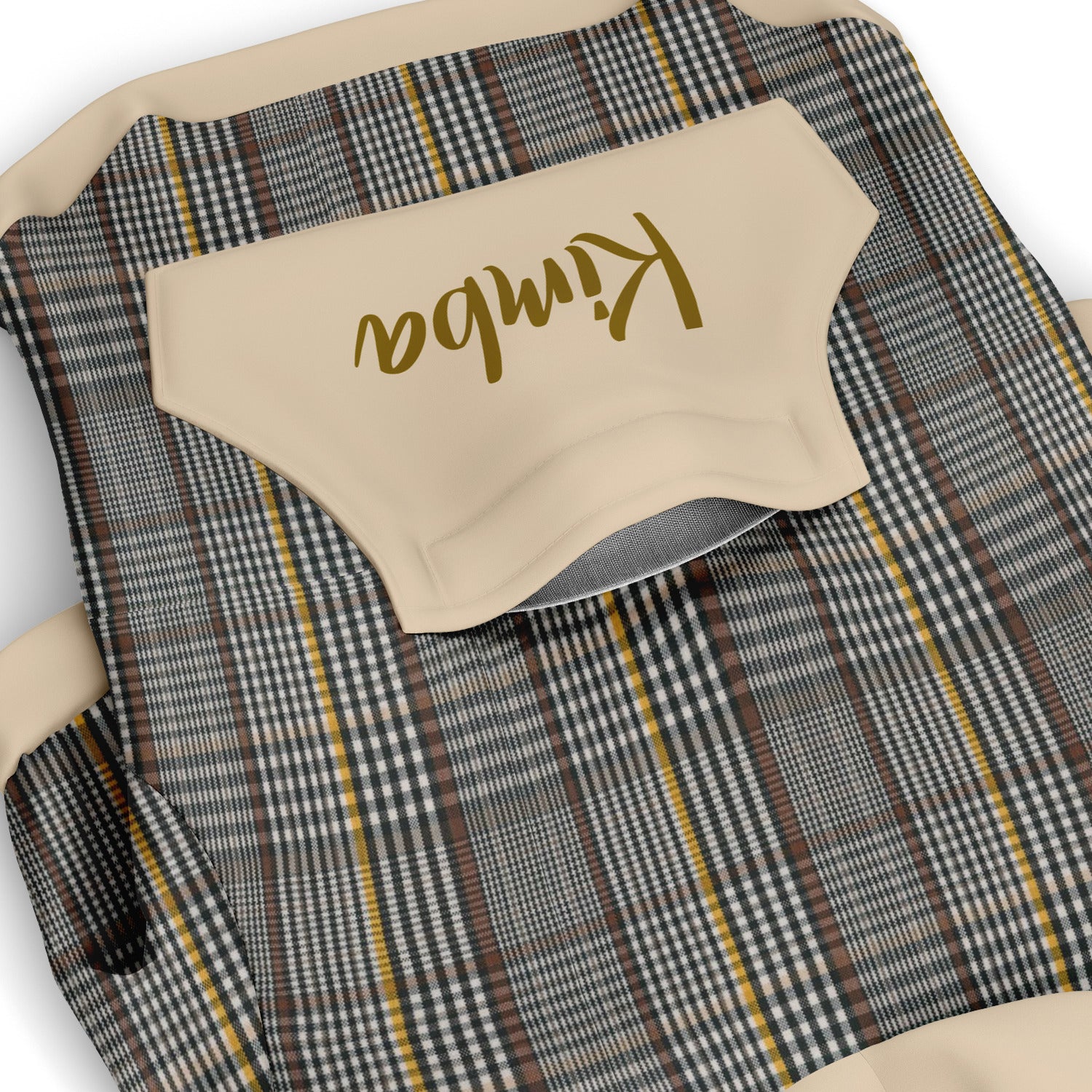 BROWN PLAID DOG HOODIE - DoggyHoods