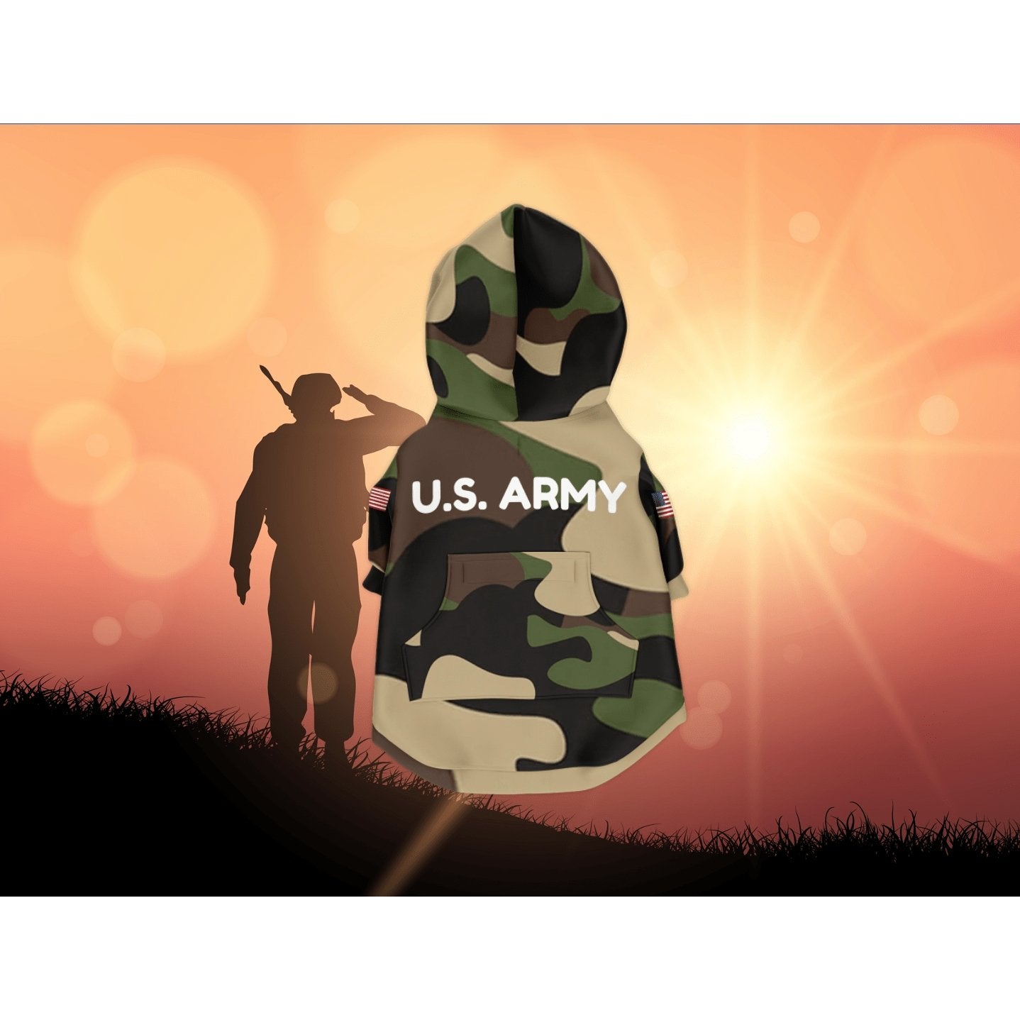 CAMOUFLAGE DOG HOODIE - DoggyHoods