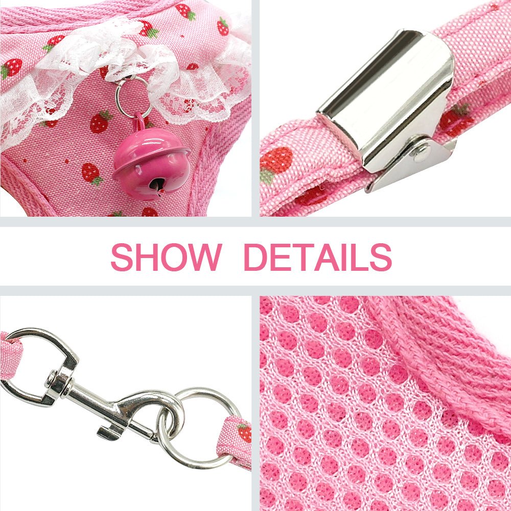 Chest harness pink - DoggyHoods