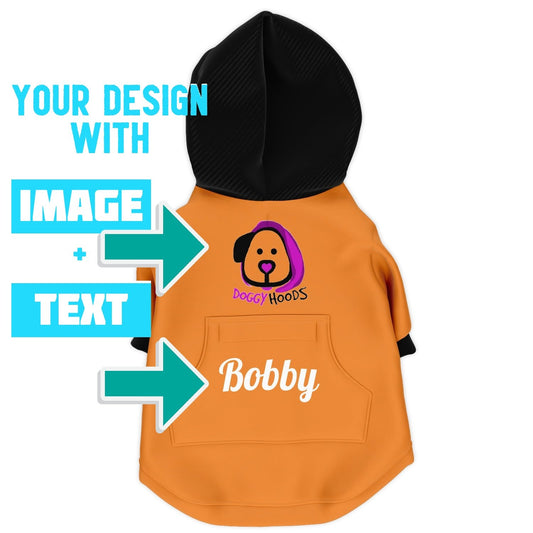 CREATE YOUR DOG HOODIE (IMAGE AND TEXT) - DoggyHoods