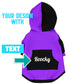 CREATE YOUR DOG HOODIE WITH TEXT - DoggyHoods