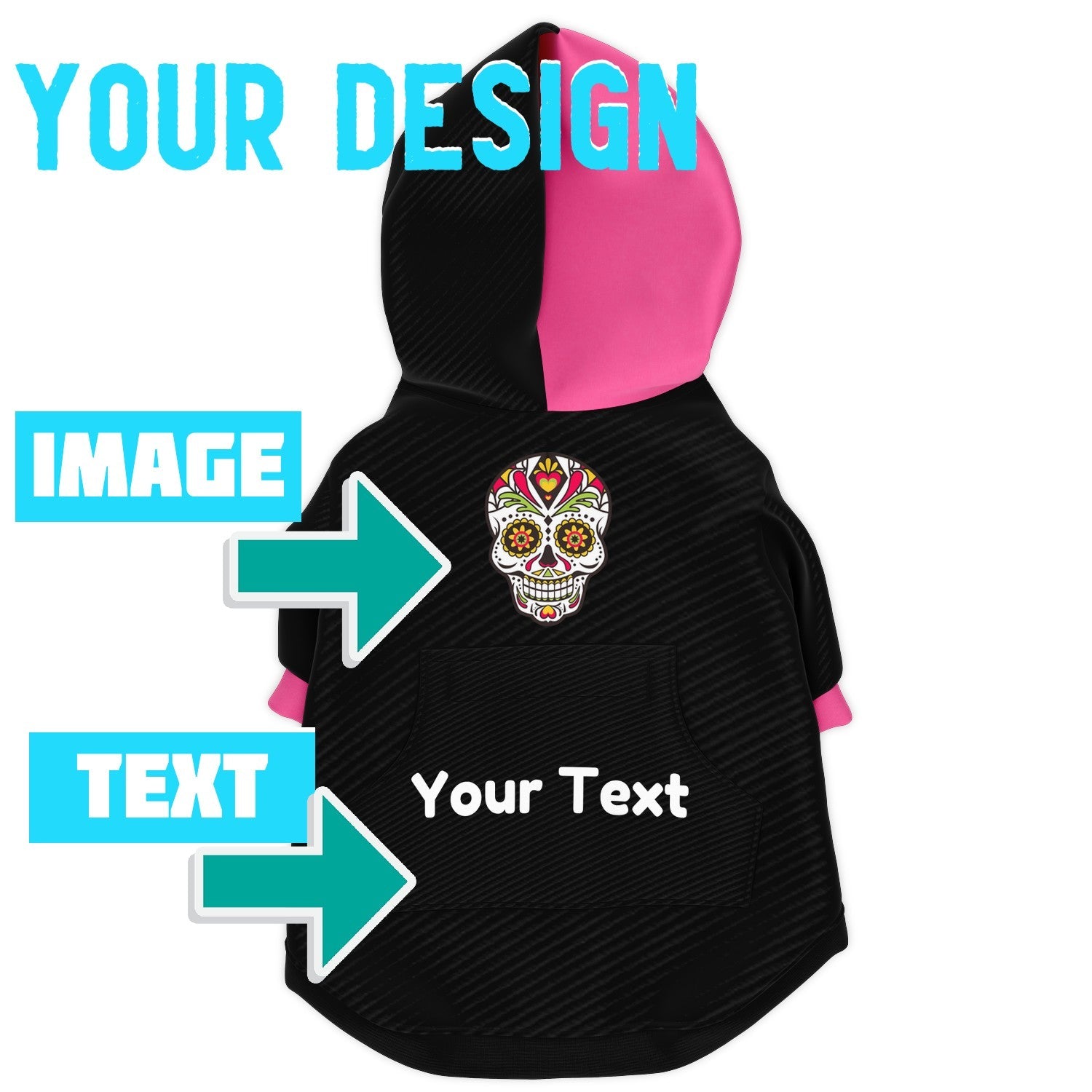 Create Your Hoodie (Text & Image) - DoggyHoods