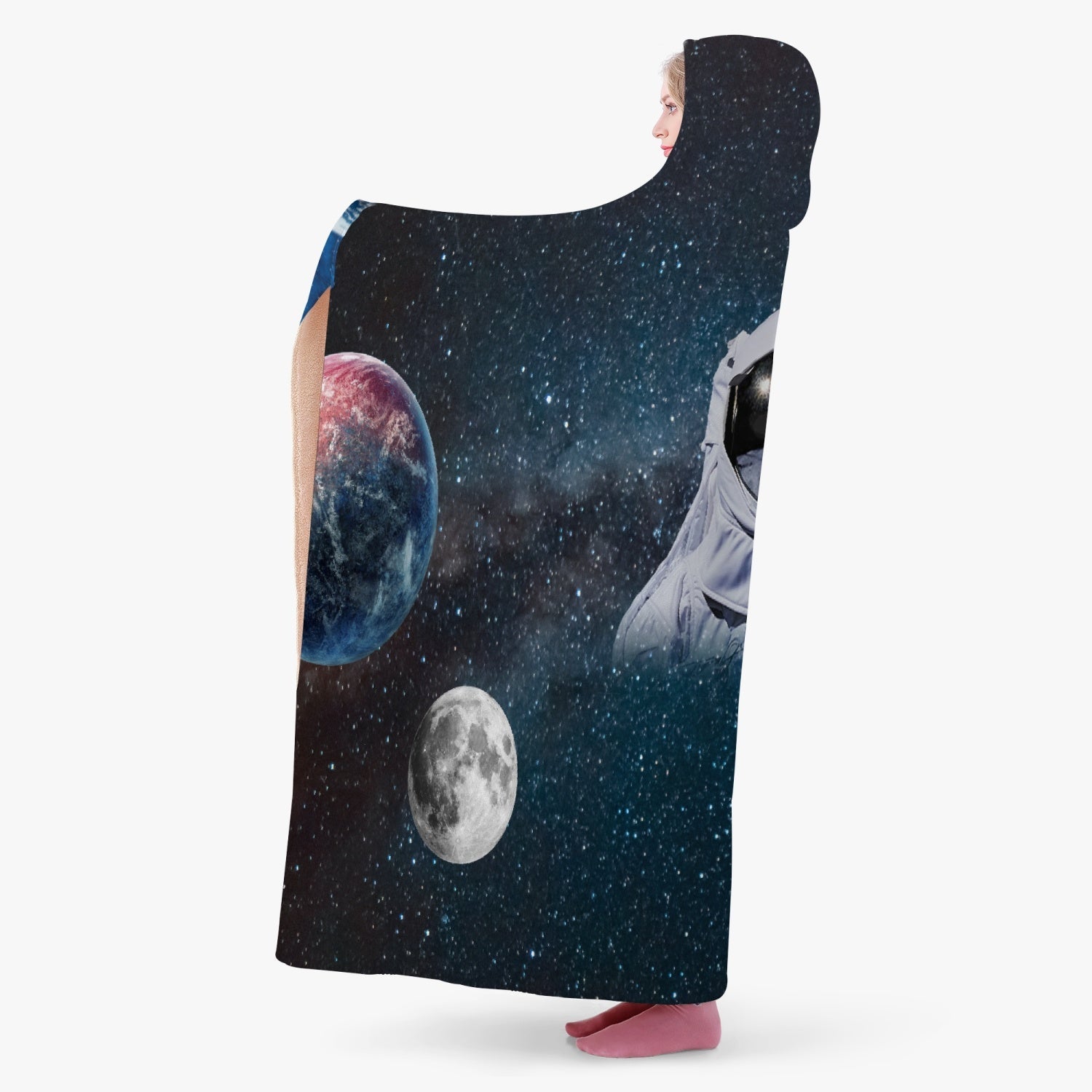 Custom Dual-Sided Hoodie Blanket with your Dog - DoggyHoods