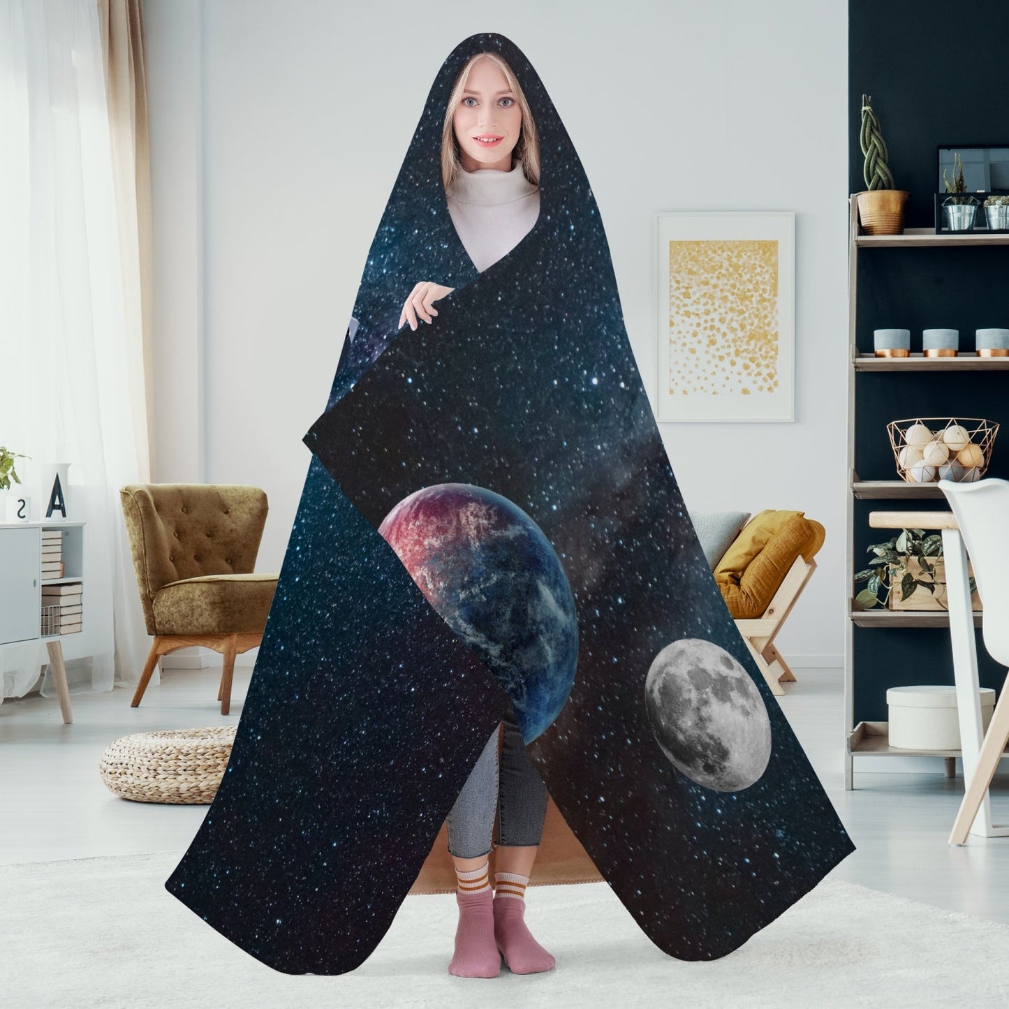 Custom Dual-Sided Hoodie Blanket with your Dog - DoggyHoods