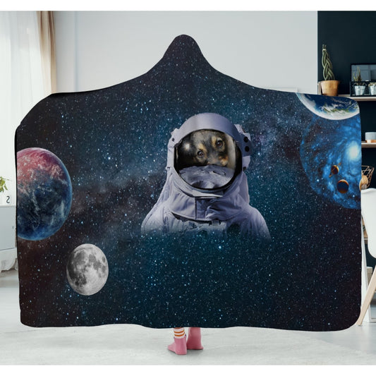 Custom Dual-Sided Hoodie Blanket with your Dog - DoggyHoods