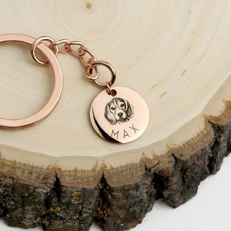 Custom Engrave Pet Name Photo Necklace - DoggyHoods