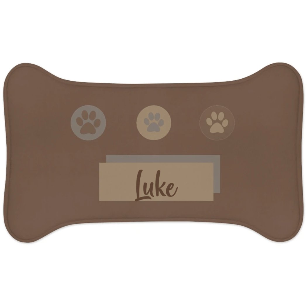 Custom Feeding Mat for Dogs - Brown - DoggyHoods