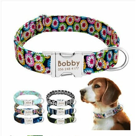 Dog Collar Lettering Tag - DoggyHoods