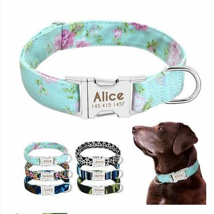 Dog Collar Lettering Tag - DoggyHoods