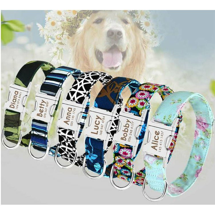 Dog Collar Lettering Tag - DoggyHoods