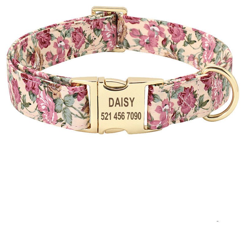 Dog tag custom dog collar lettering identity card - DoggyHoods