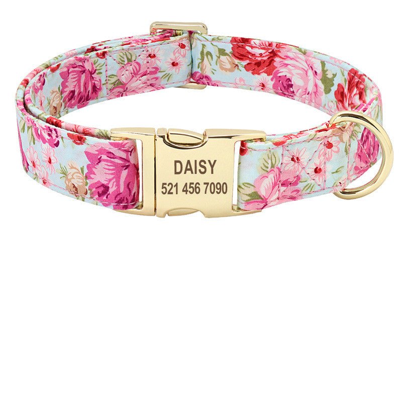 Dog tag custom dog collar lettering identity card - DoggyHoods