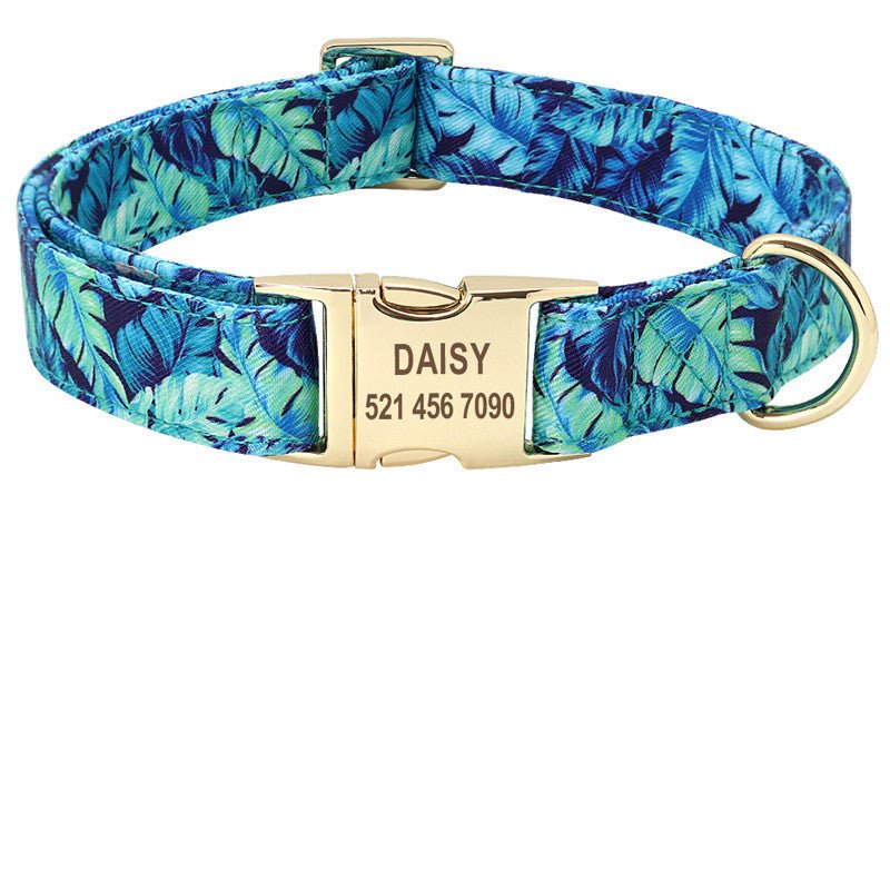 Dog tag custom dog collar lettering identity card - DoggyHoods