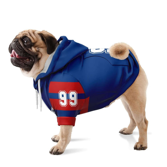 FOOTBALL DOG HOODIE - hunde fuball trikot