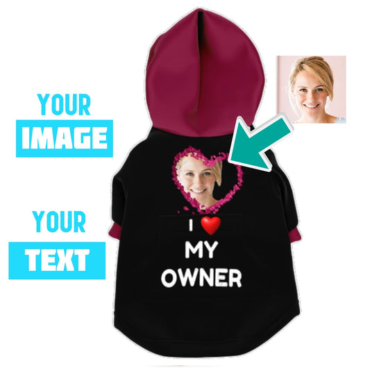 LOVE MY OWNER HOODIE - DoggyHoods