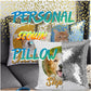 Pet Portrait Reversible Sequin Pillow - DoggyHoods