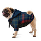 PLAID BLUE DOG HOODIE - DoggyHoods