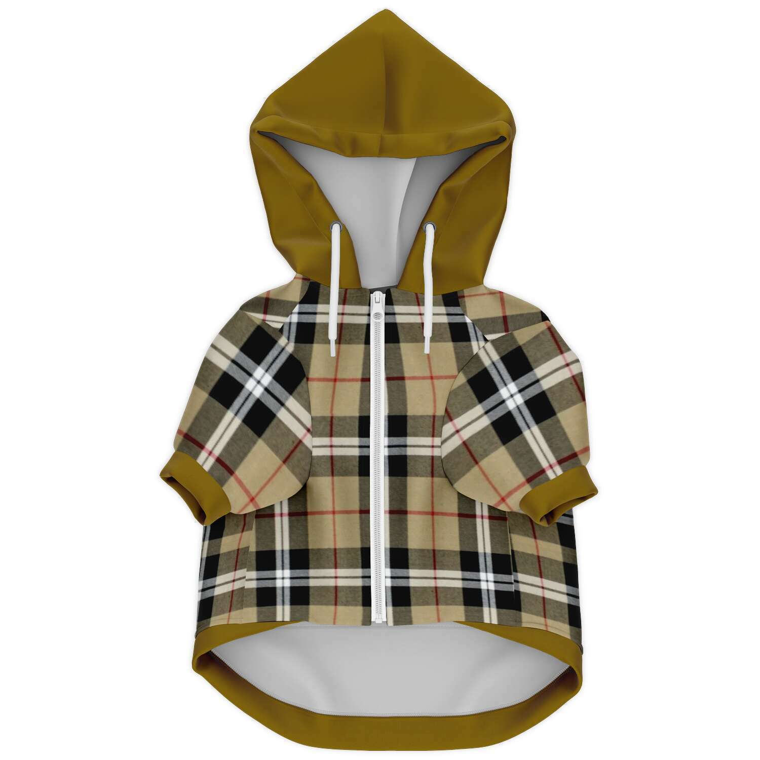 PLAID DOG HOODIE - DoggyHoods