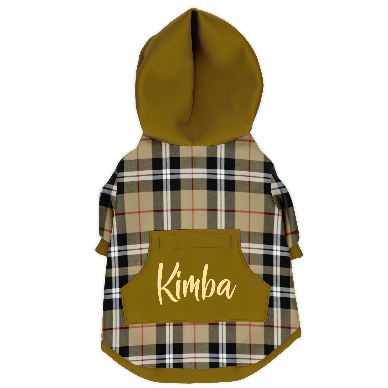 PLAID DOG HOODIE - DoggyHoods