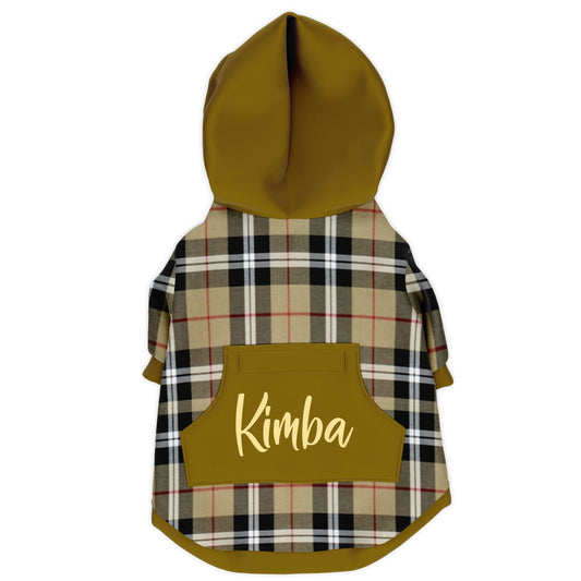 PLAID DOG HOODIE - DoggyHoods