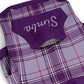 PLAID PURPLE DOG HOODIE - dog coat