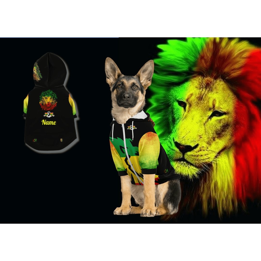 RASTA DOG HOODIE - DoggyHoods