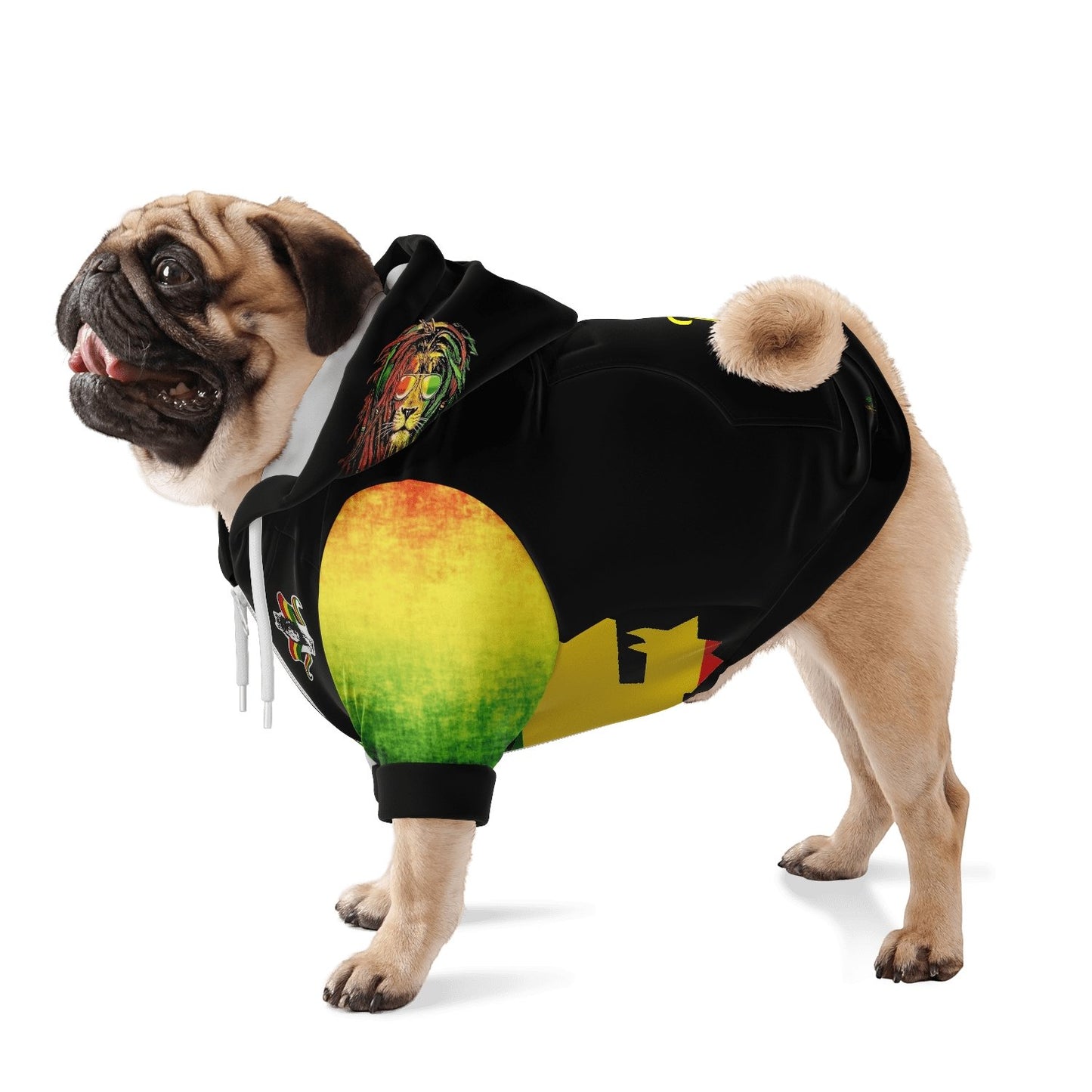 RASTA DOG HOODIE - DoggyHoods