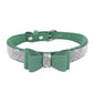 Rhinestone Bowknot Pet Collar Dog Collar Leash - DoggyHoods