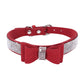Rhinestone Bowknot Pet Collar Dog Collar Leash - DoggyHoods