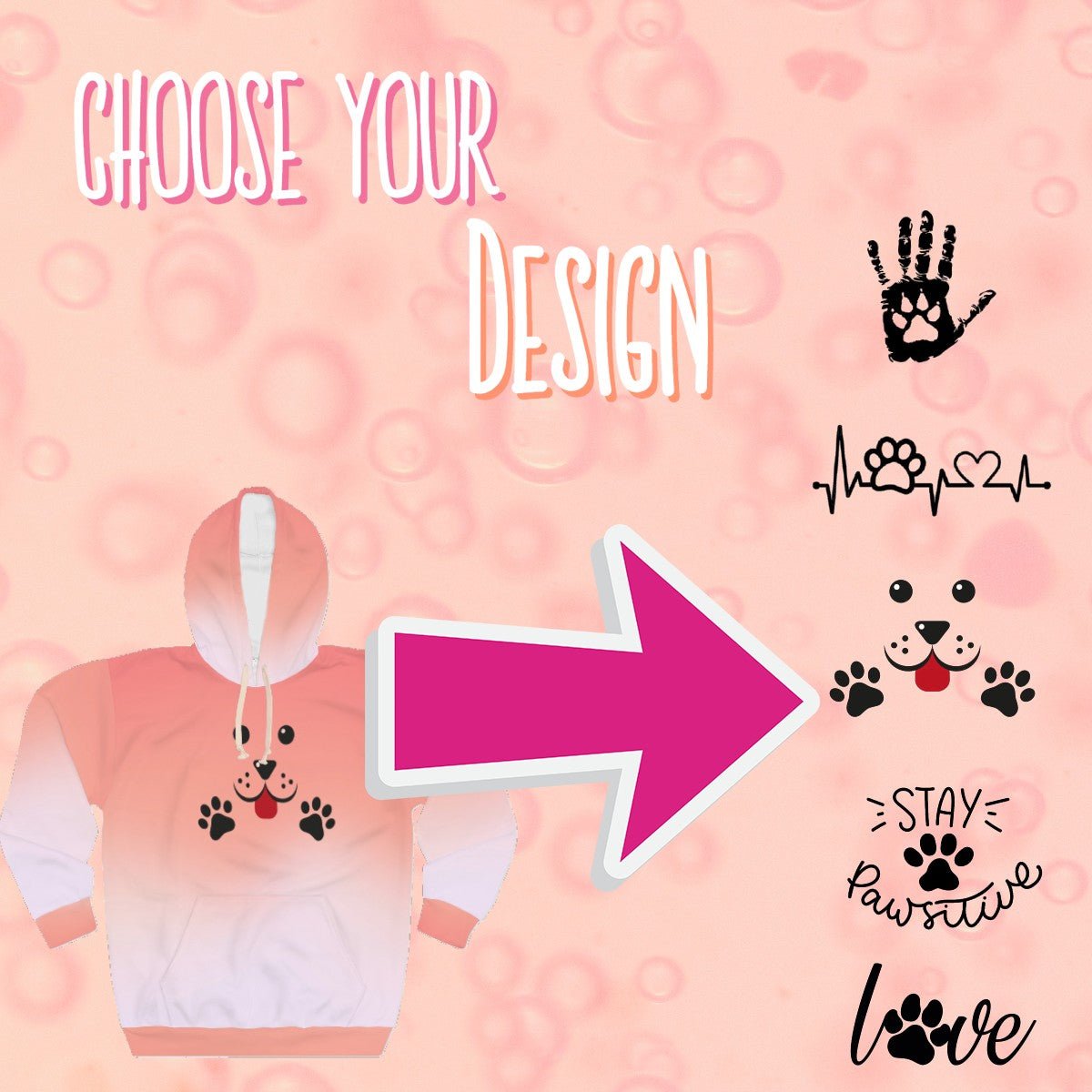 Smooth Orange Pullover with your Dog - DoggyHoods