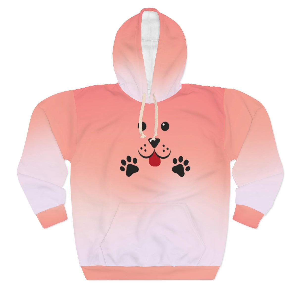 Smooth Orange Pullover with your Dog - DoggyHoods