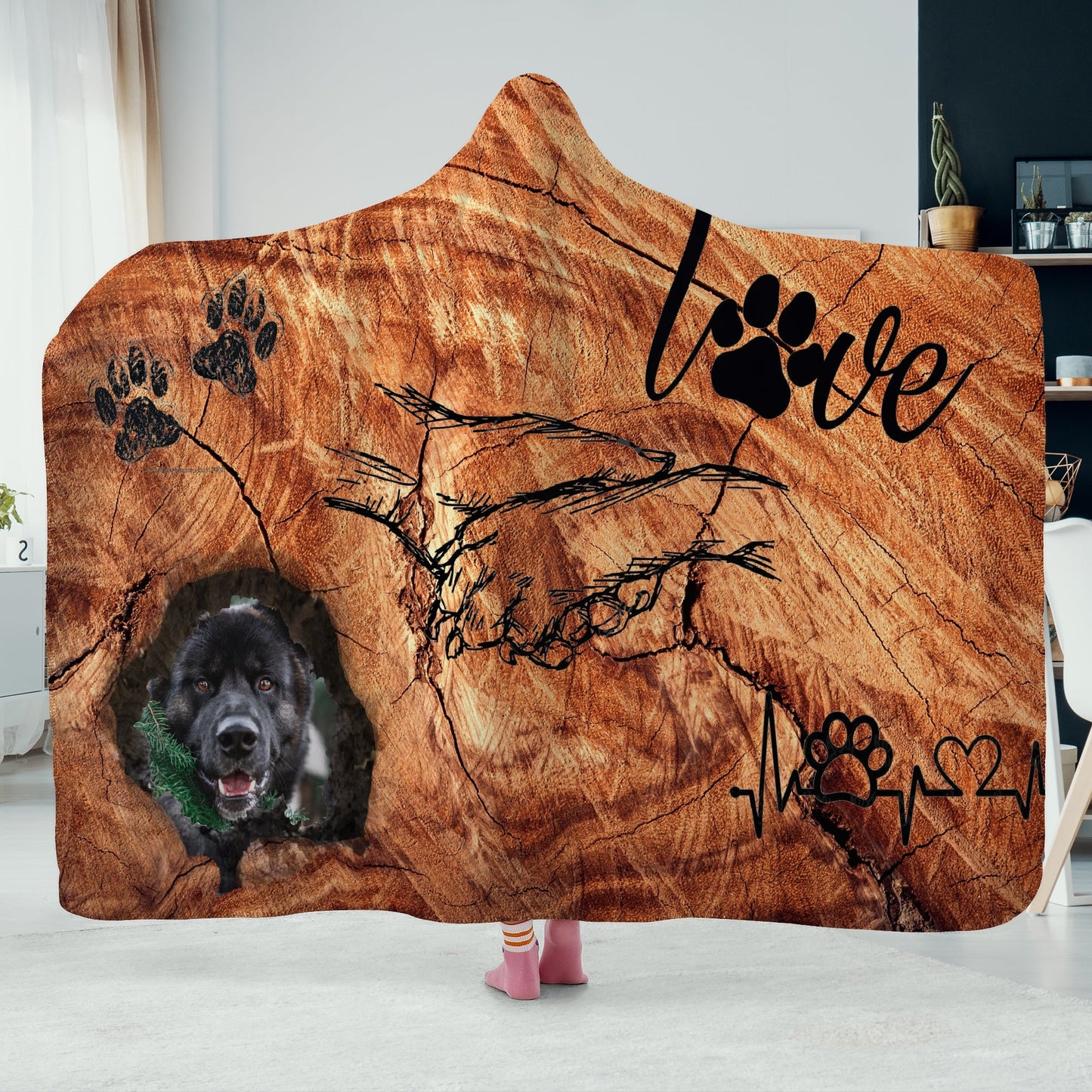 Stitched Hoodie Blanket to personalize - DoggyHoods