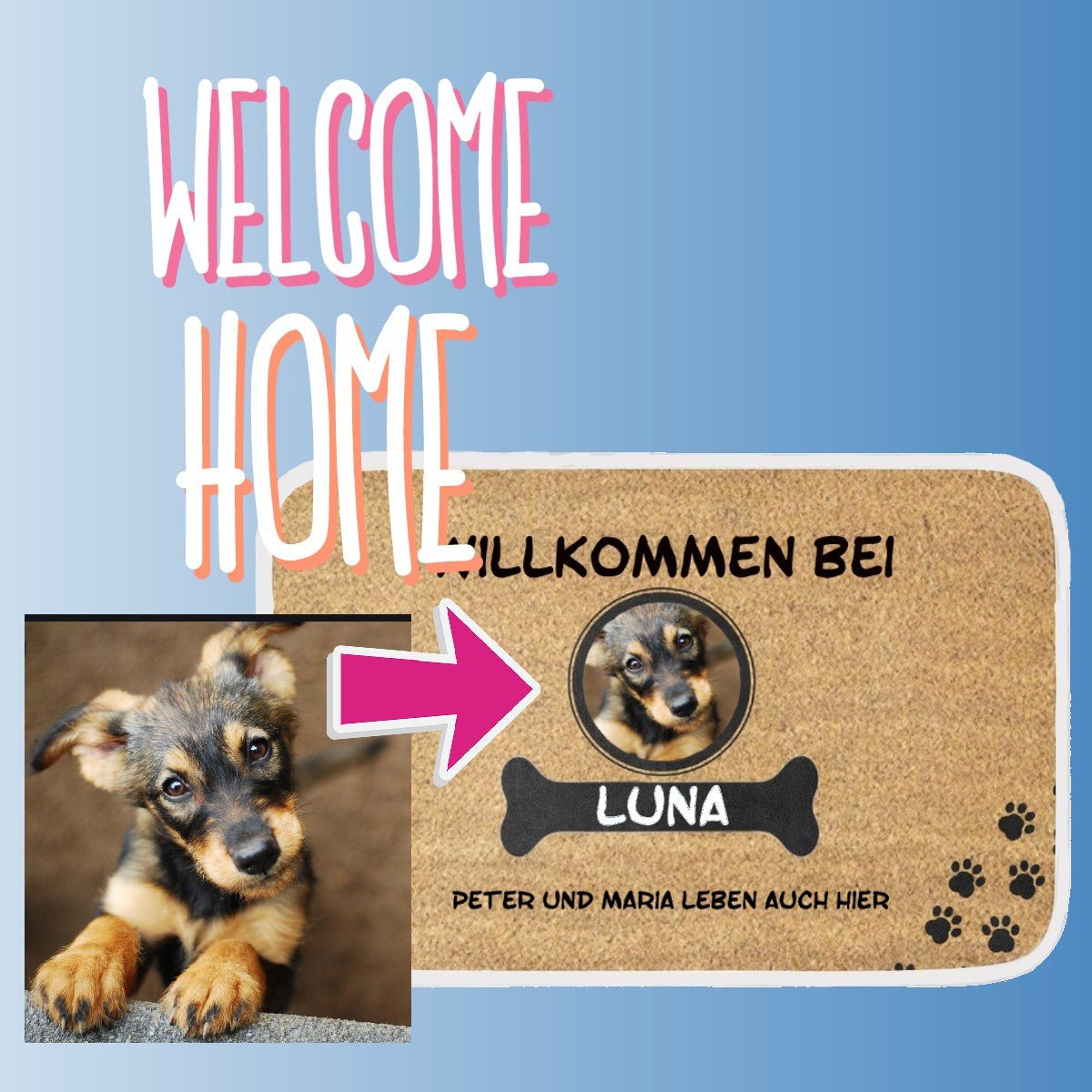 Welcome Doormat - DoggyHoods